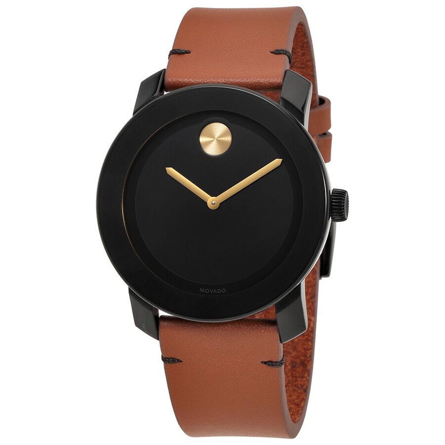 Movado Bold Black Museum Dial Men's Watch 3600305