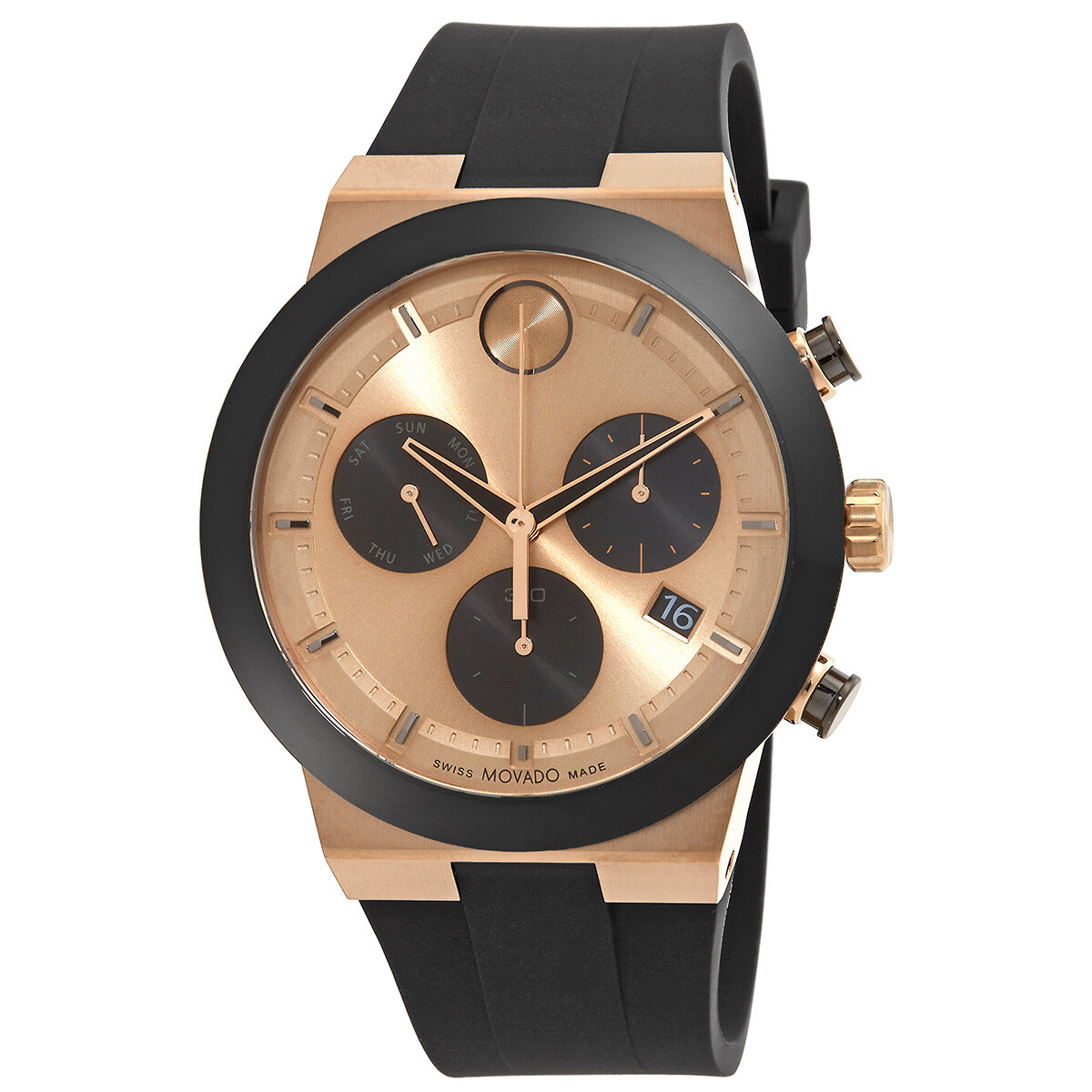 Movado Bold Fusion Chronograph Bronze Dial Quartz Men's Watch 3600854