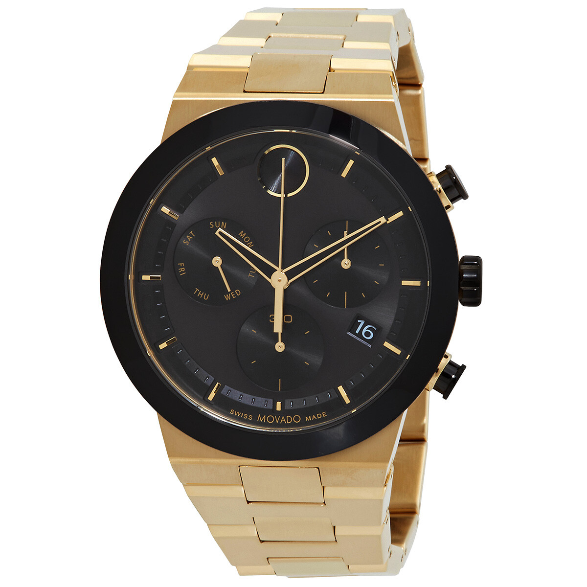 Movado Bold Fusion Quartz Black Dial Men's Watch 3600858