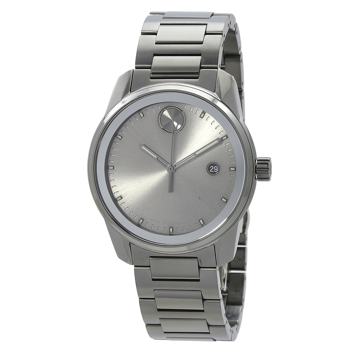 Movado Bold Verso Quartz Gunmetal Dial Men's Watch 3600860