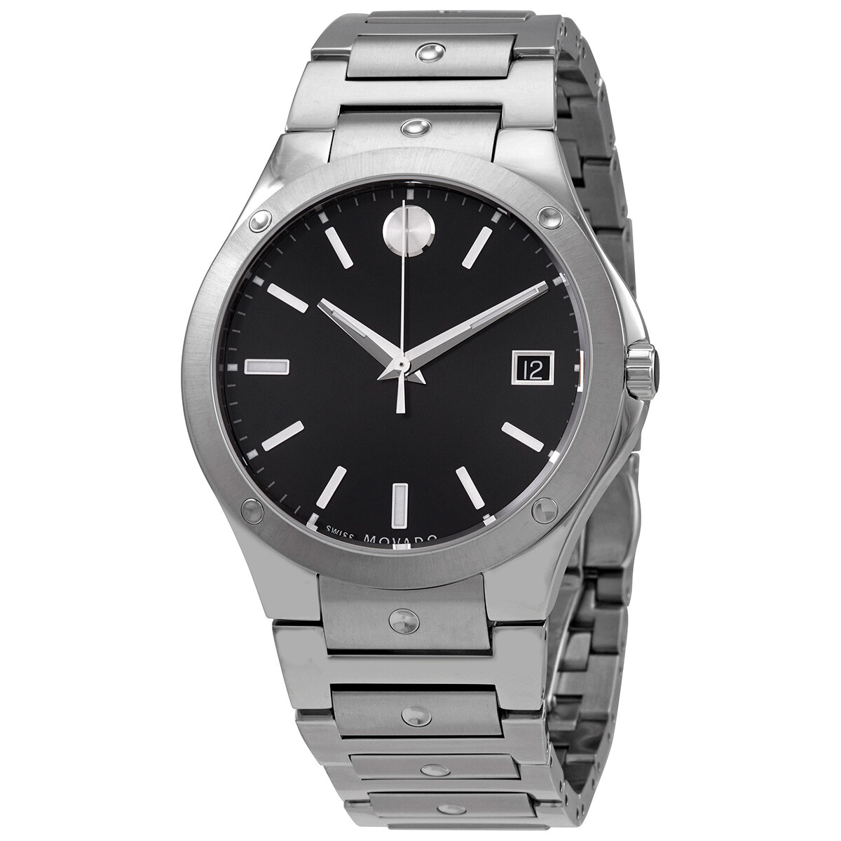 Movado SE Quartz Black Dial Unisex Watch 0607541