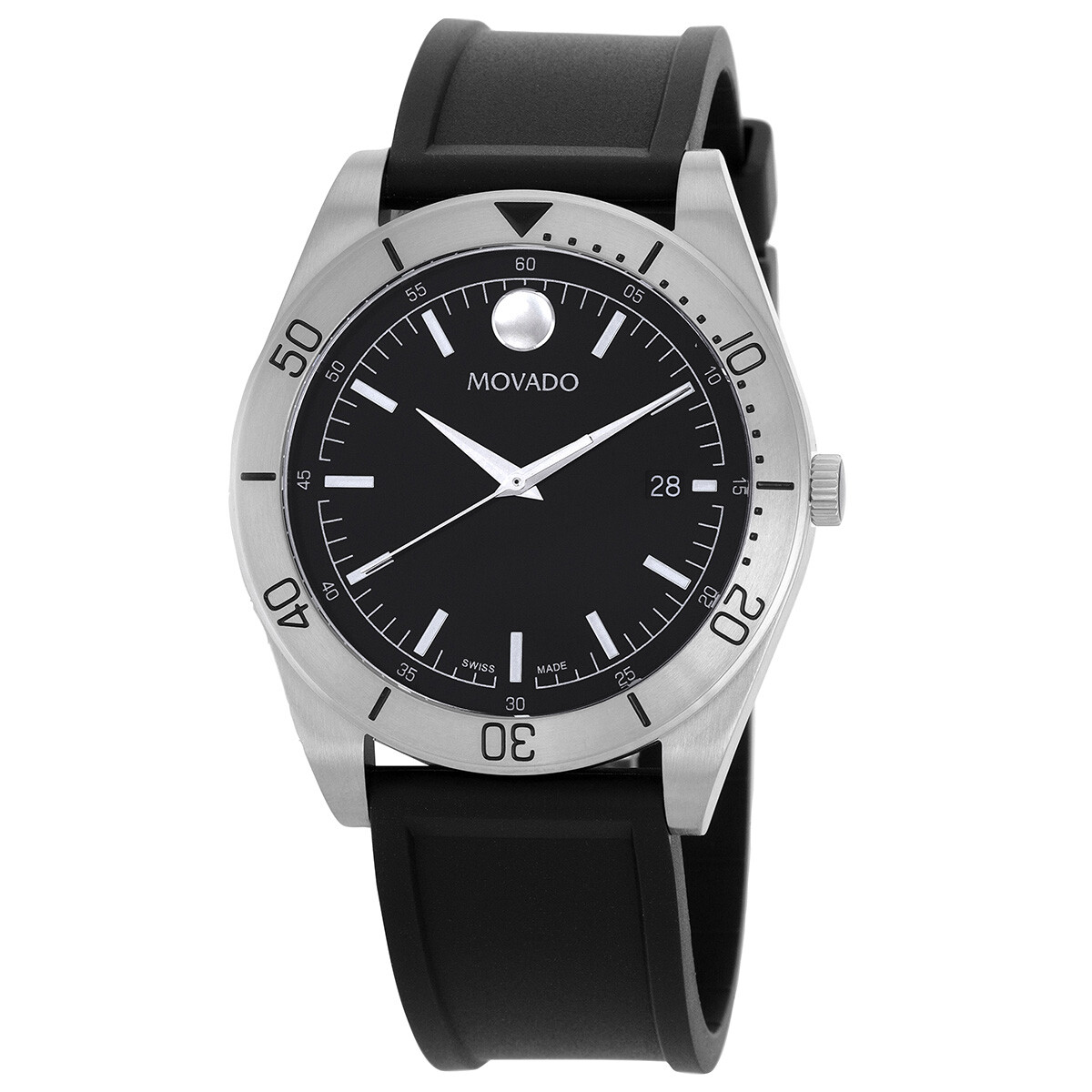 Movado Sport Quartz Black Dial Men's Watch 607989