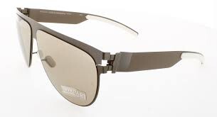 Mykita COLLAB-PHINEAS-ANTIQUE WHITE Grey Pilot Unisex  display picture 1