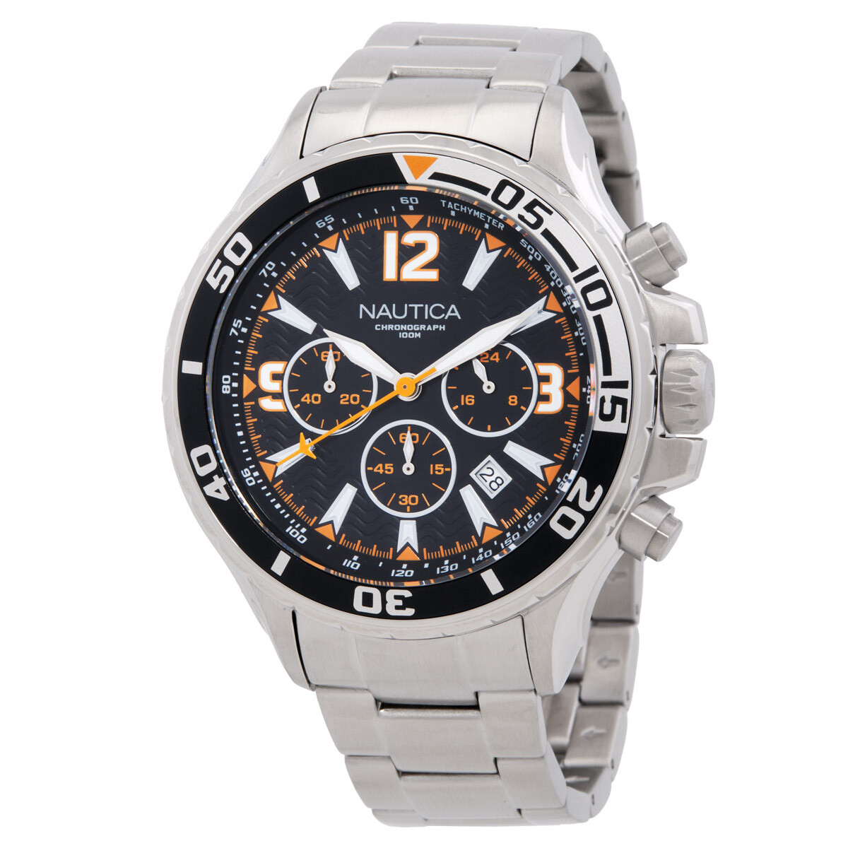 Nautica One Chronograph Quartz White Dial Men's Watch NAPNOF3S1 ...