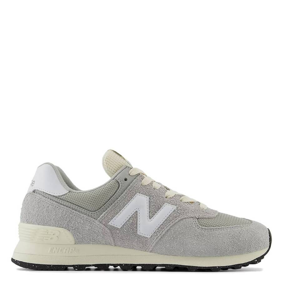 New Balance Men's Grey 574 Low-Top Sneakers, Size 8 U574UL2-Grey