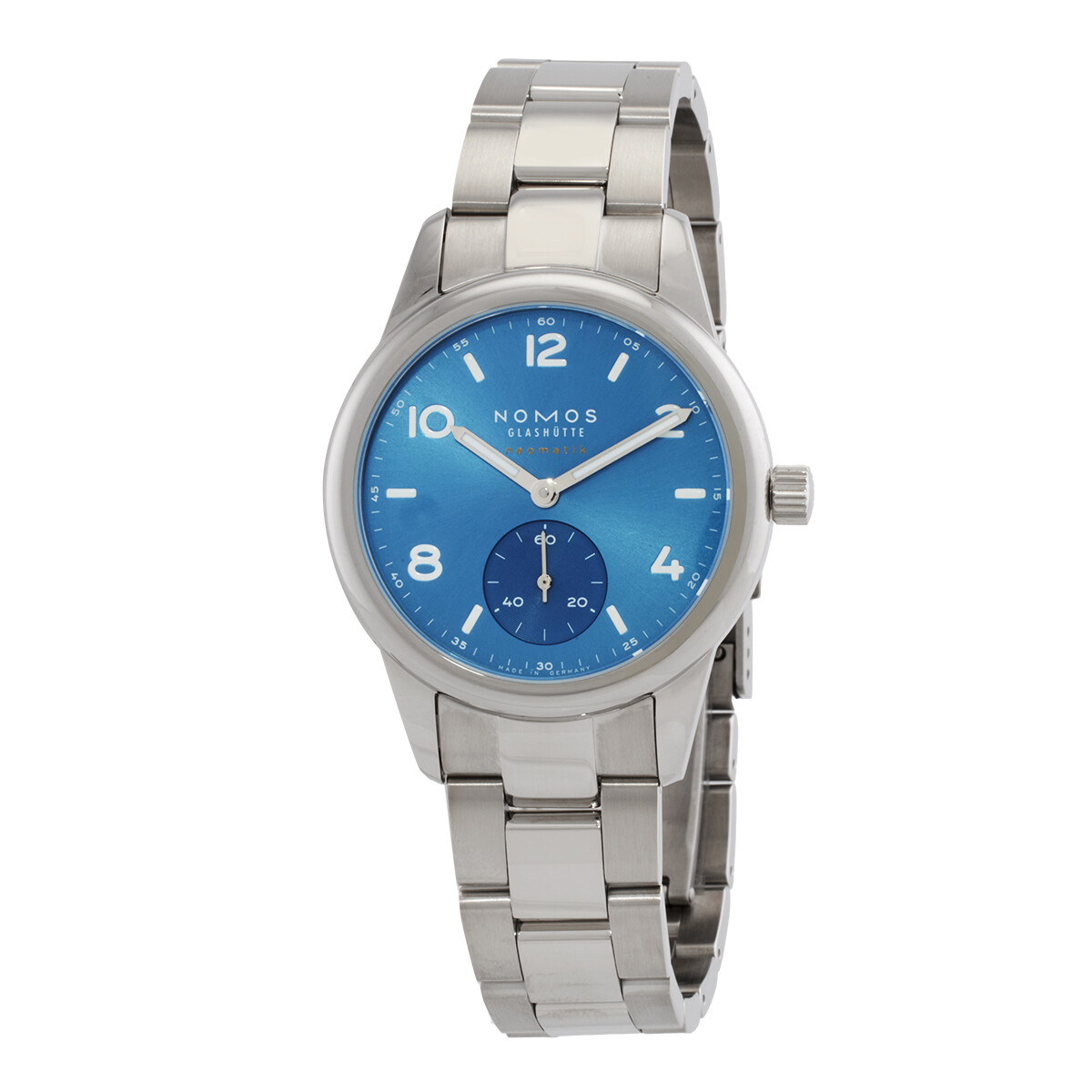 Nomos Club Sport Neomatik Automatic Polar Blue Dial Men's Watch 750