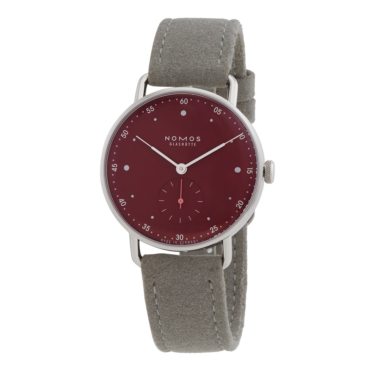 Nomos Metro 33 Automatic Muted Red Dial Watch 1123