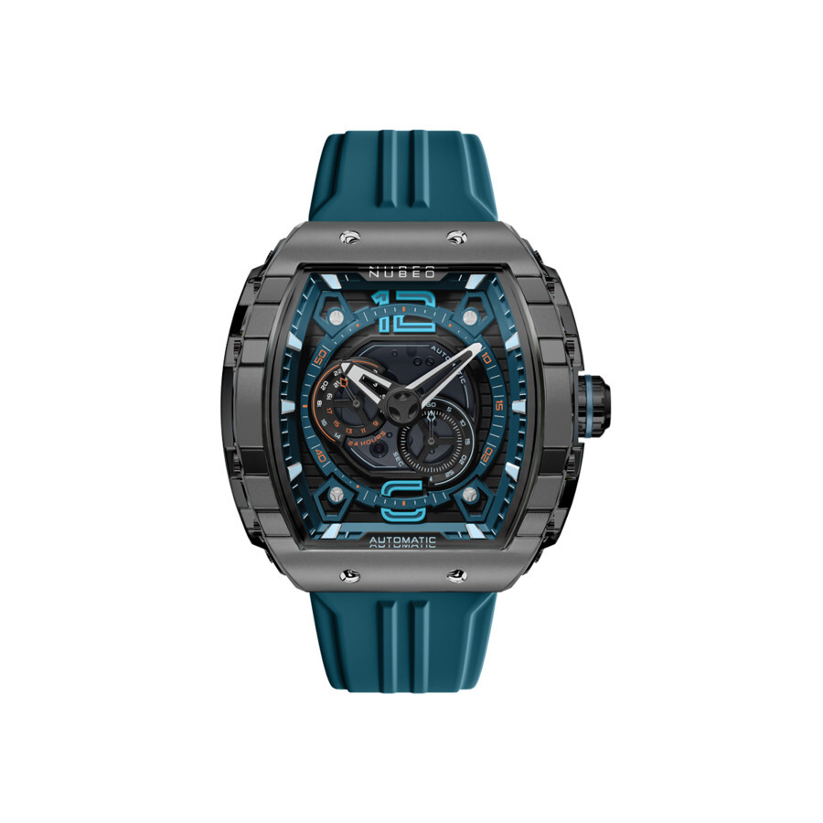 Nubeo Magellan Grey Dial Men's Watch NB-6087-07