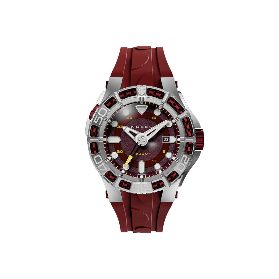 Nubeo Manta Red Dial Men's Watch NB-6120-03