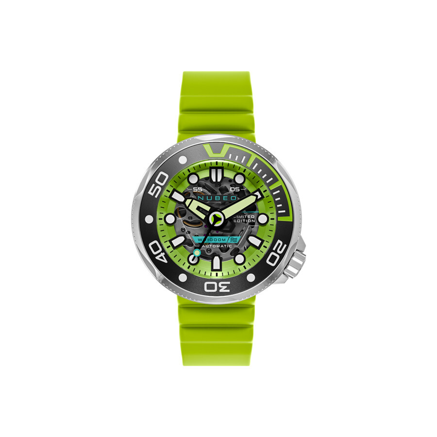 Nubeo Ventana Green Dial Men's Watch NB-6113-06