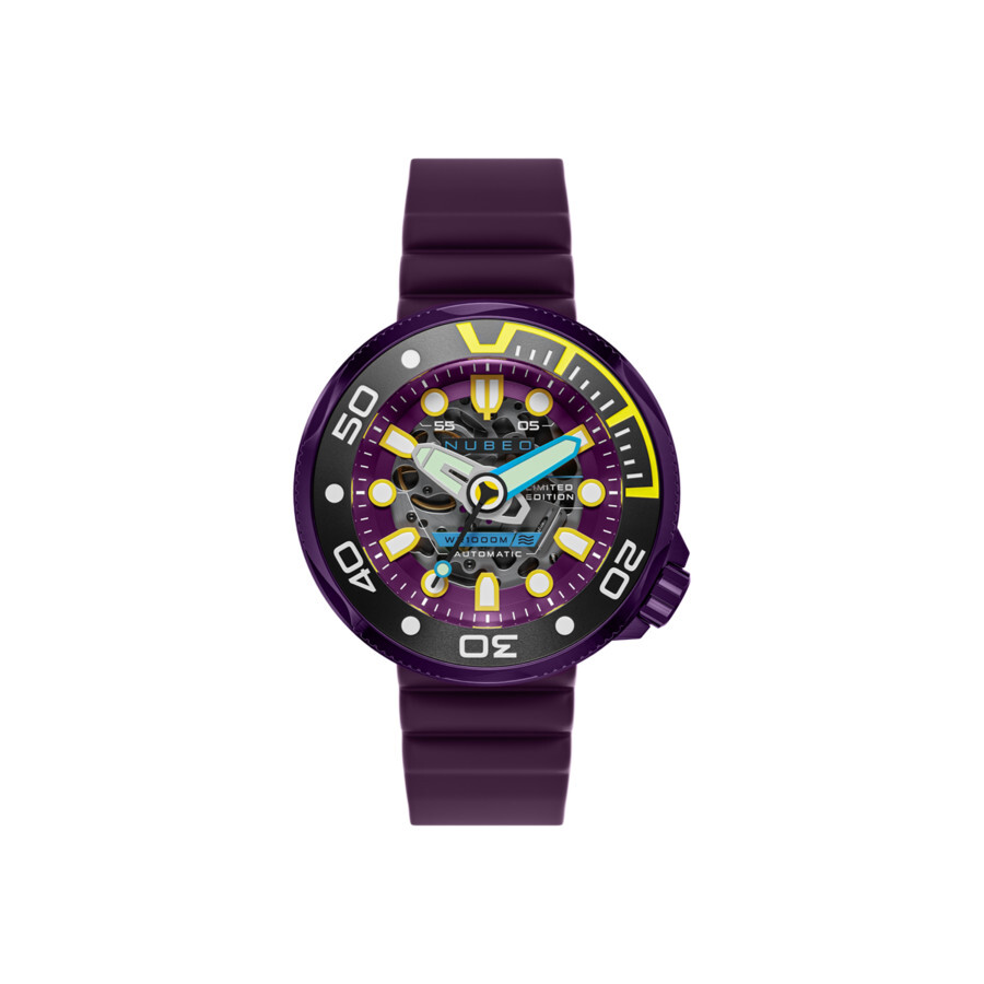 Nubeo Ventana Purple Dial Men's Watch NB-6113-04