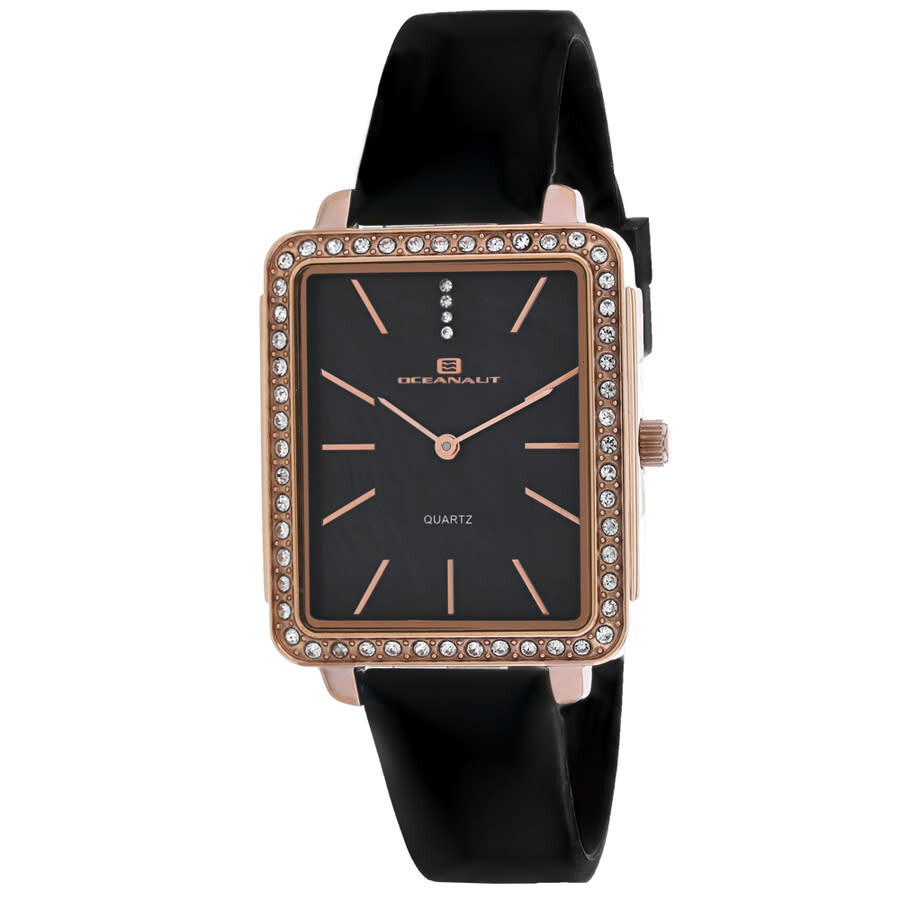 Oceanaut Adorn Quartz Black Dial Ladies Watch OC0275