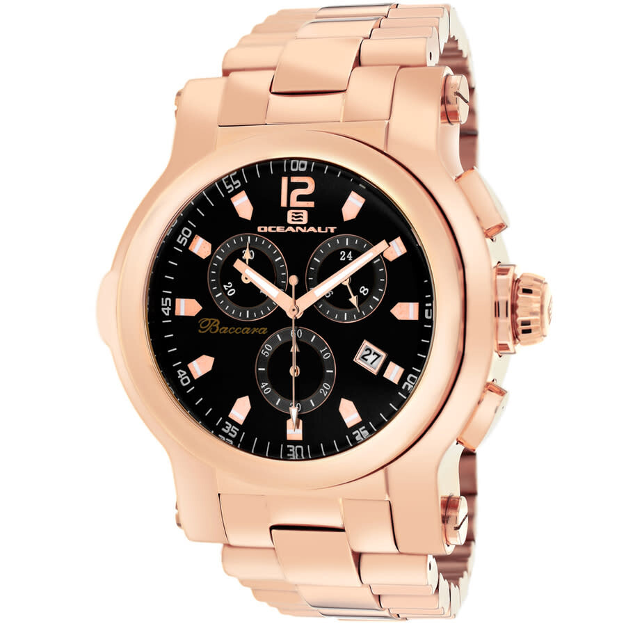 Oceanaut Baccara XL Black Dial Men's Watch OC0827