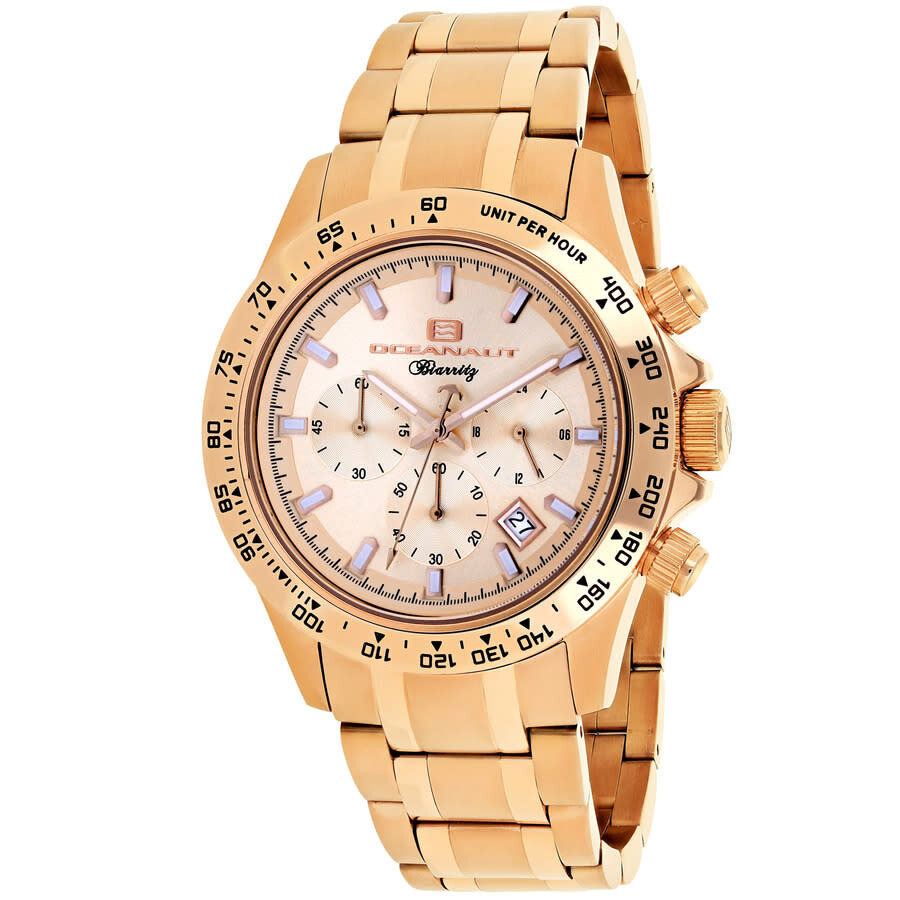 Oceanaut Biarritz Rose Gold-tone Dial Men's Watch OC6123