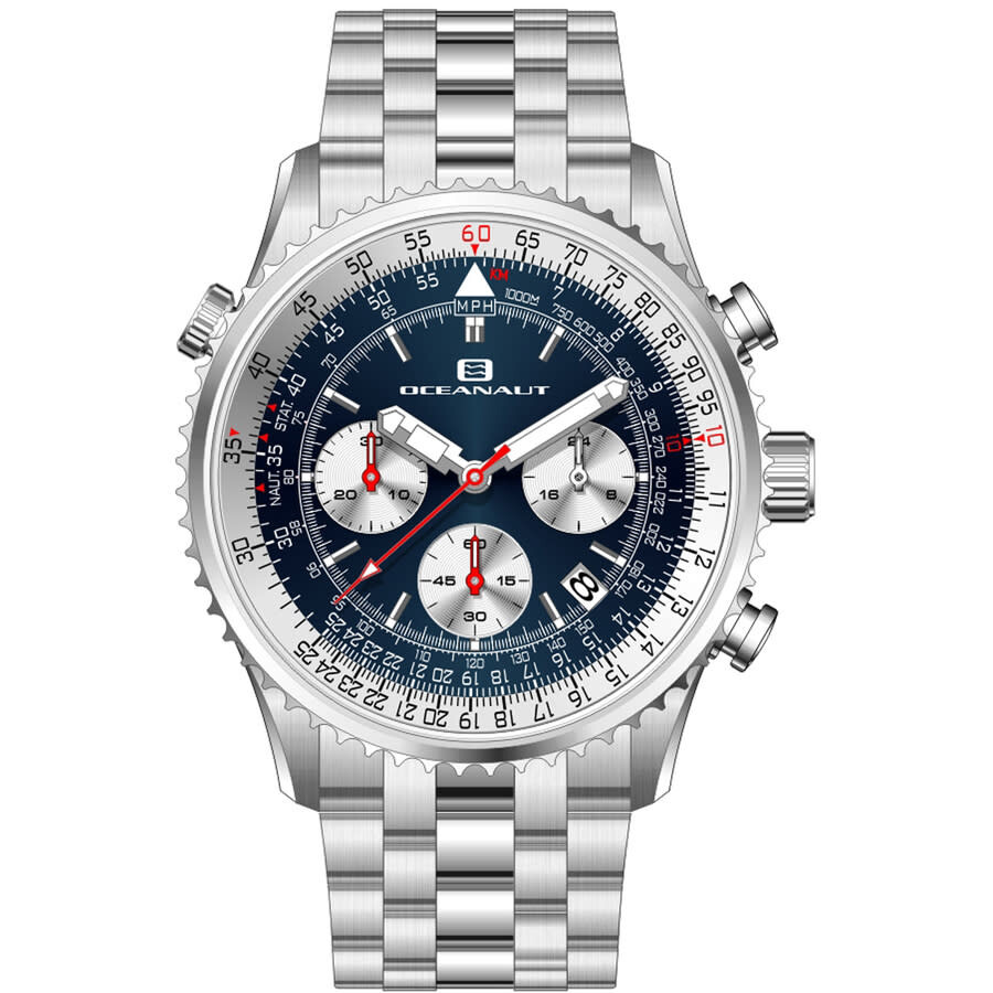 Oceanaut Flight Chronograph Quartz Blue Dial Men's Watch OC0122