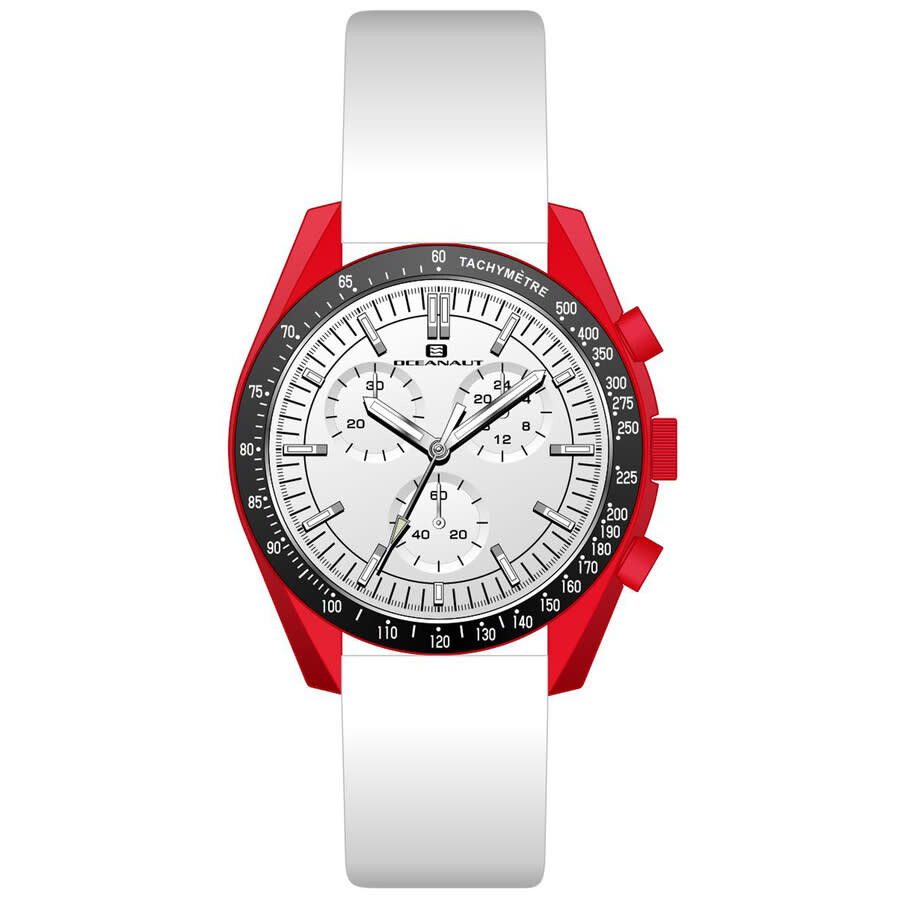 Oceanaut Orbit Chronograph Quartz White Dial Men's Watch OC7588