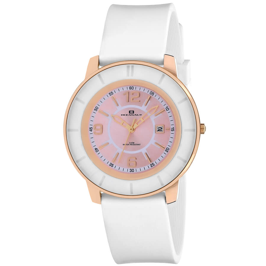 Oceanaut Satin Quartz Pink Dial Ladies Watch OC0814