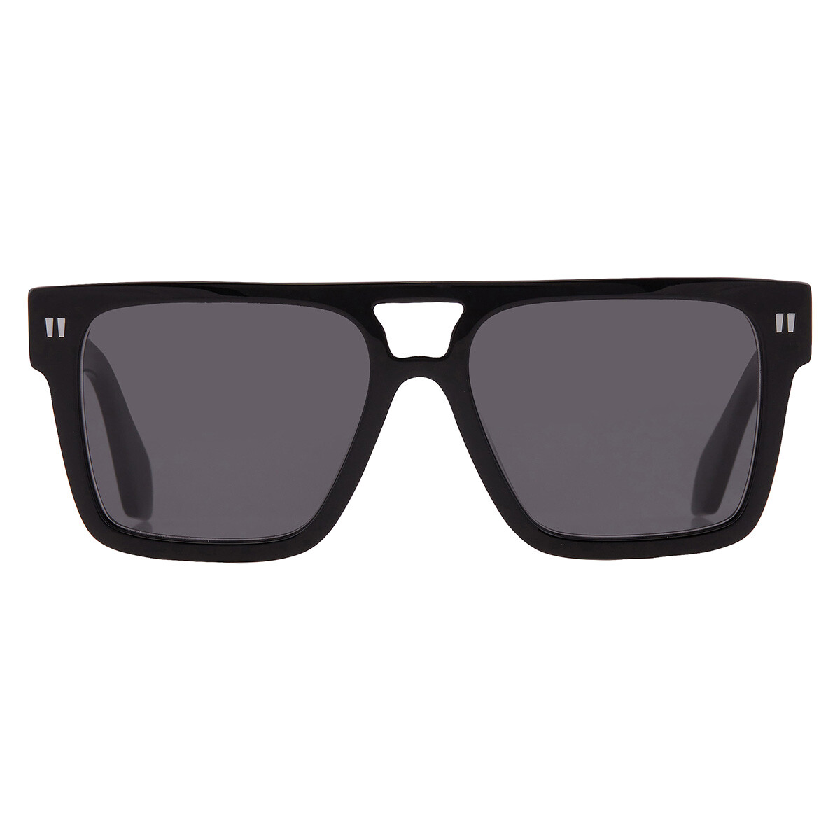 Off-White DOVER Dark Grey Square Unisex Sunglasses OERI148 1007 56