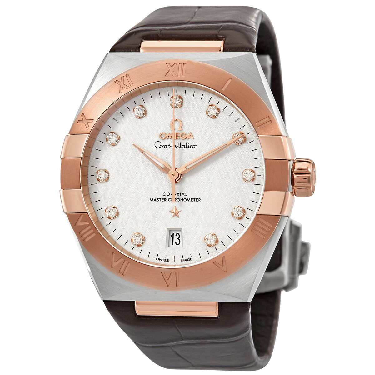 Omega Constellation Automatic Diamond Silver Dial Men's Watch 13123392052001