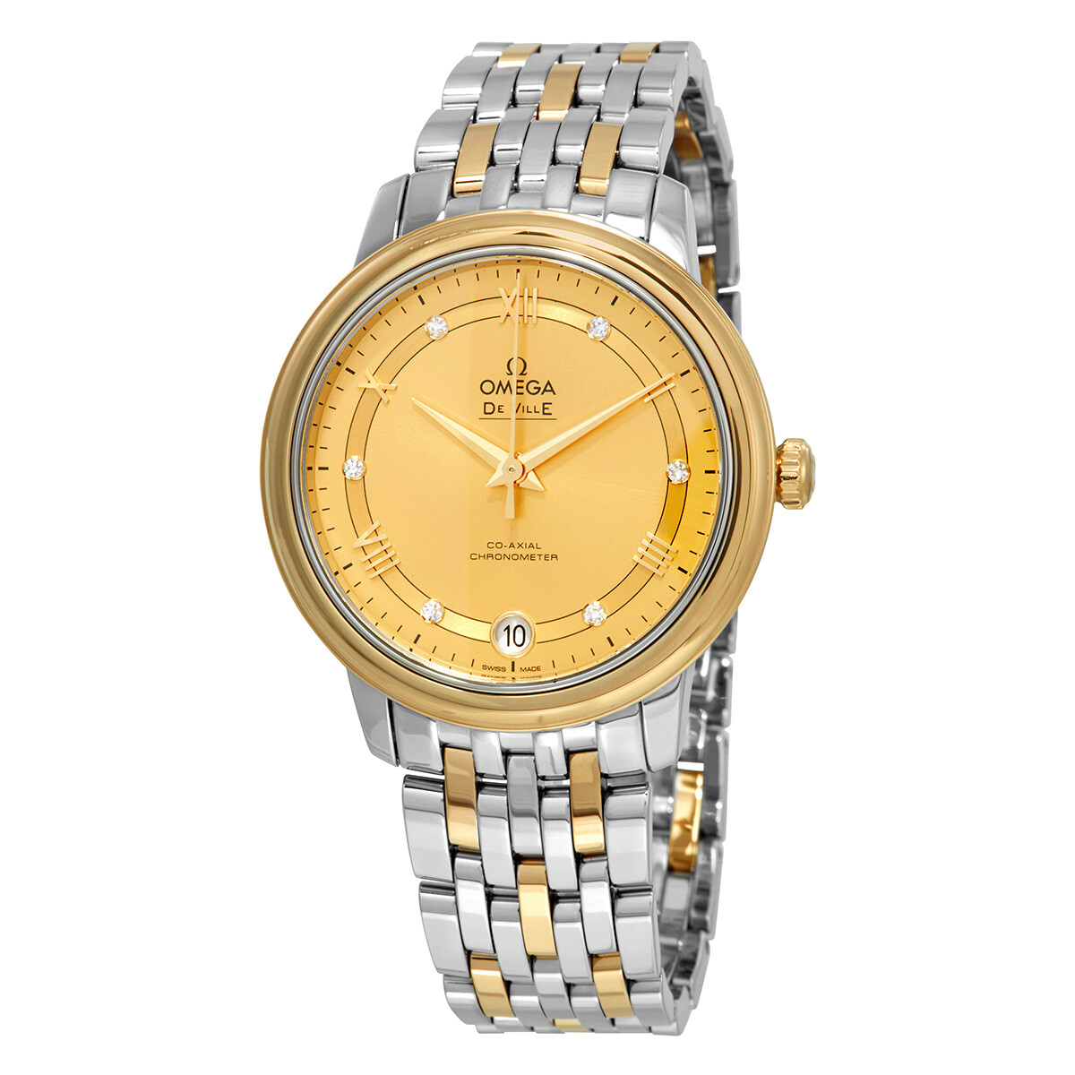 Omega De Ville Automatic Diamond Ladies Watch 424.20.33.20.58.002
