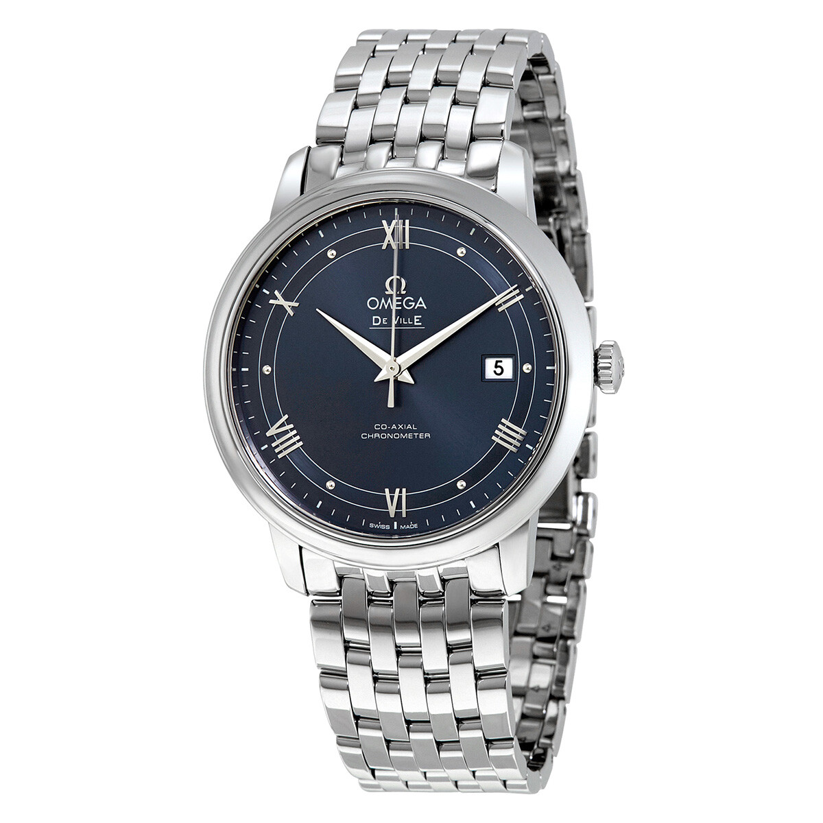 Omega De Ville Prestige Automatic Blue Dial Men's Watch 424.10.40.20.03.002