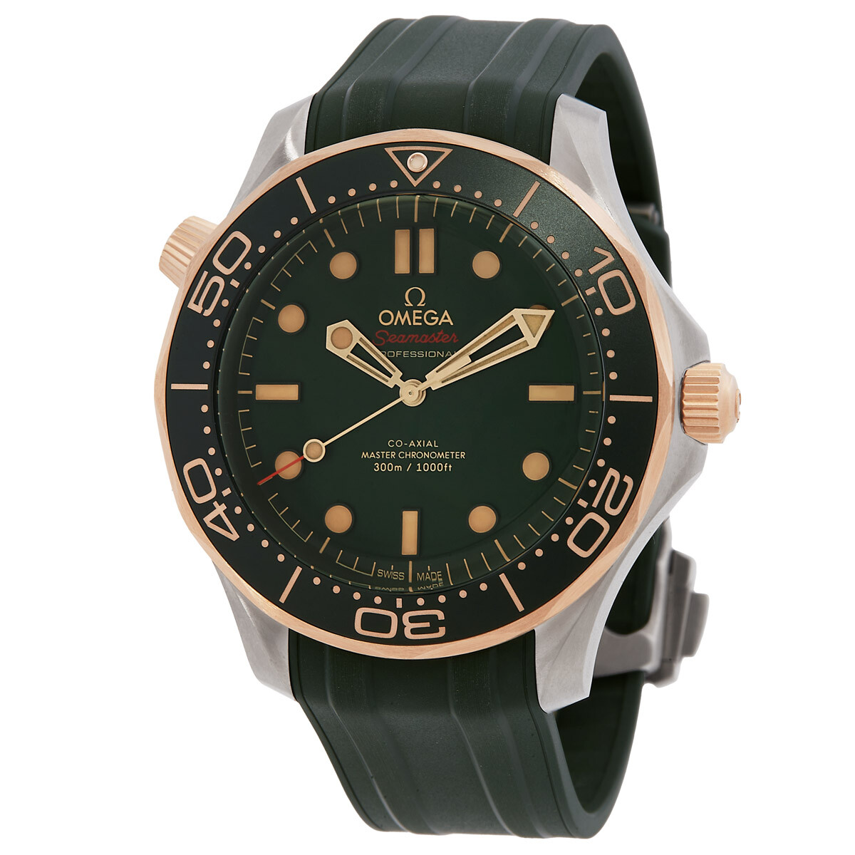 Omega Seamaster Automatic Chronometer Green Dial Men's Watch 210.92.42.20.10.001