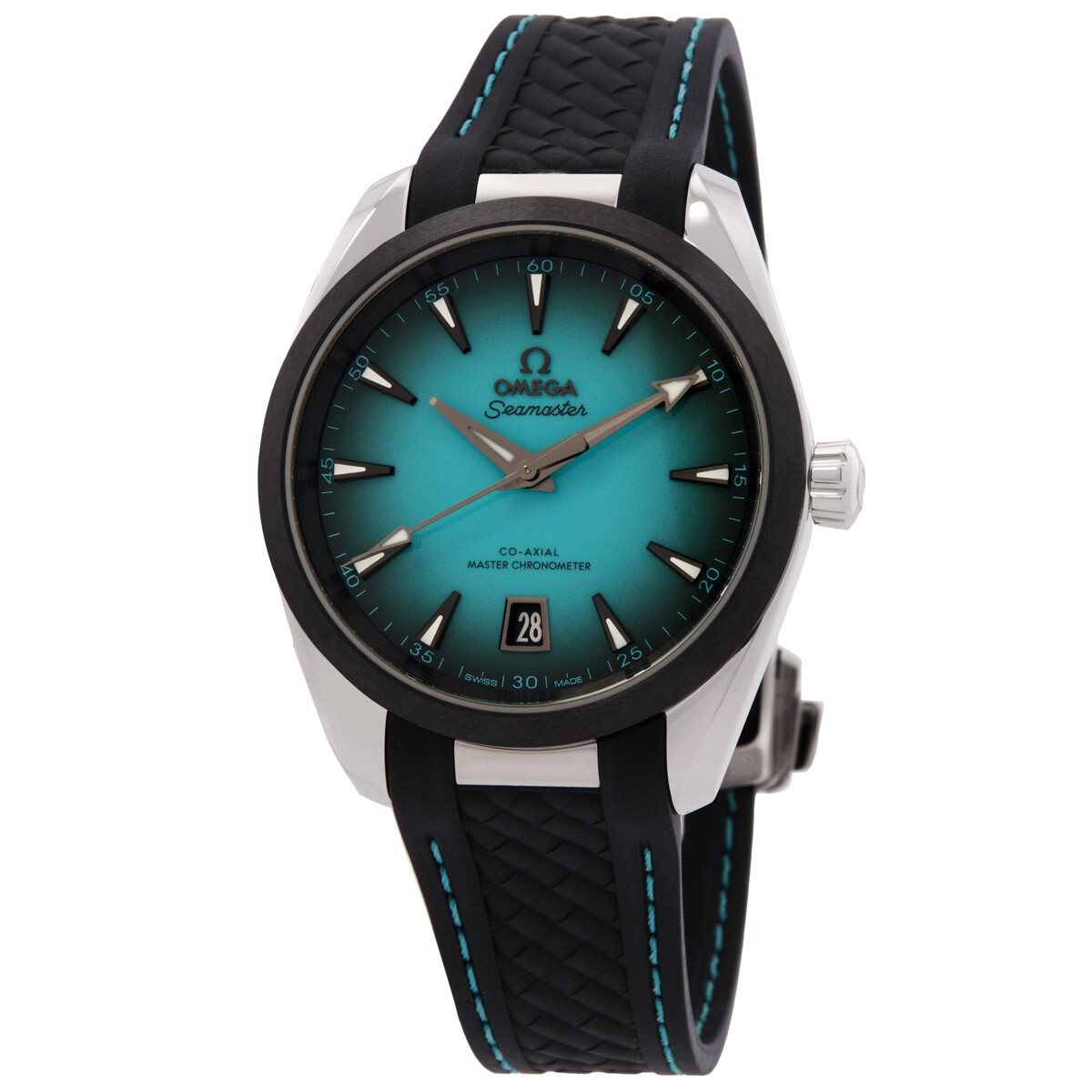 Omega Seamaster Automatic Chronometer Green Dial Men's Watch 220.32.38.20.03.001