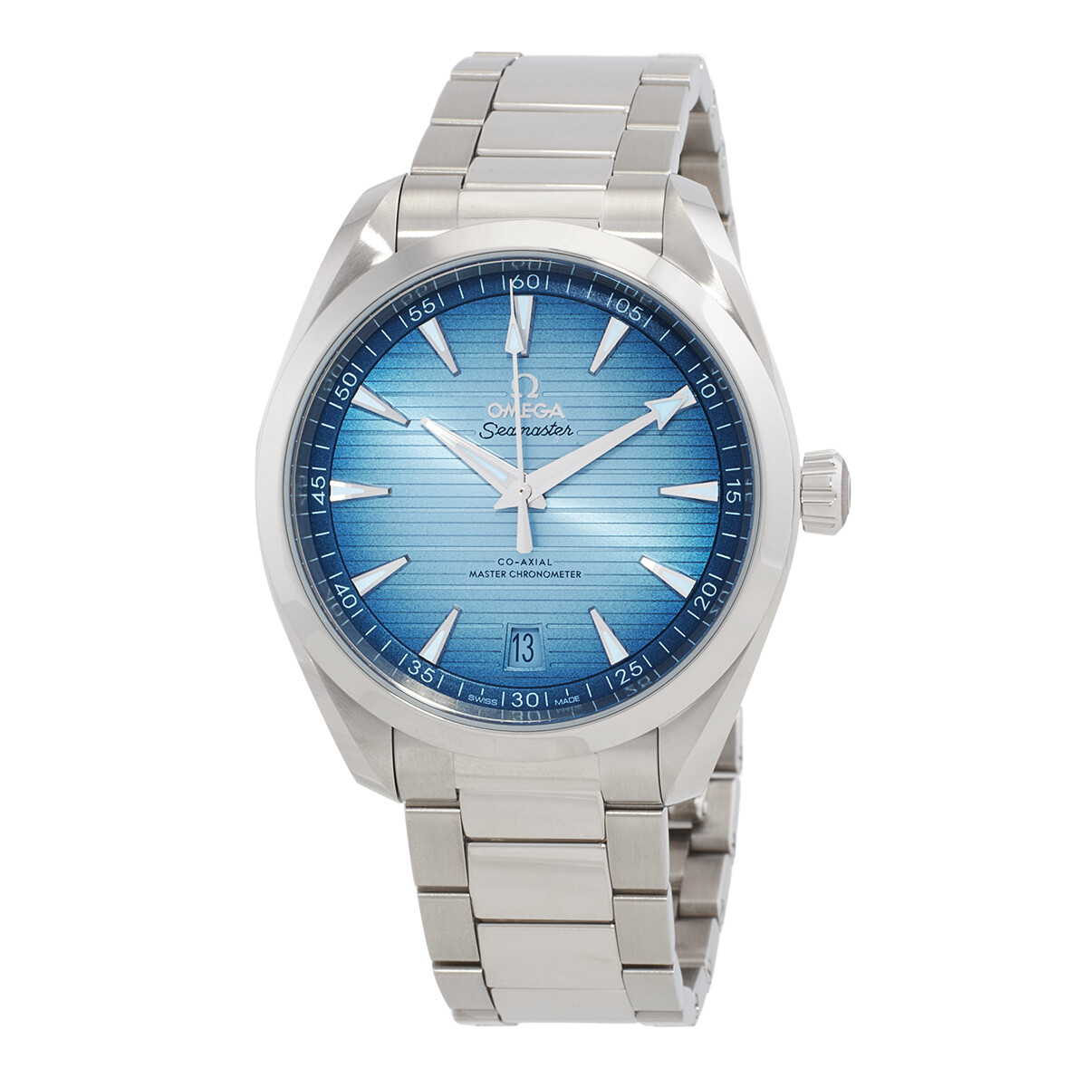 Omega Seamaster Automatic Chronometer Summer Blue Dial Men's Watch 220.10.41.21.03.005