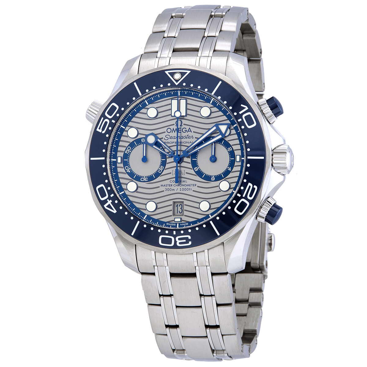 Omega Seamaster Chronograph Automatic Chronometer Men's Watch 210.30.44.51.06.001