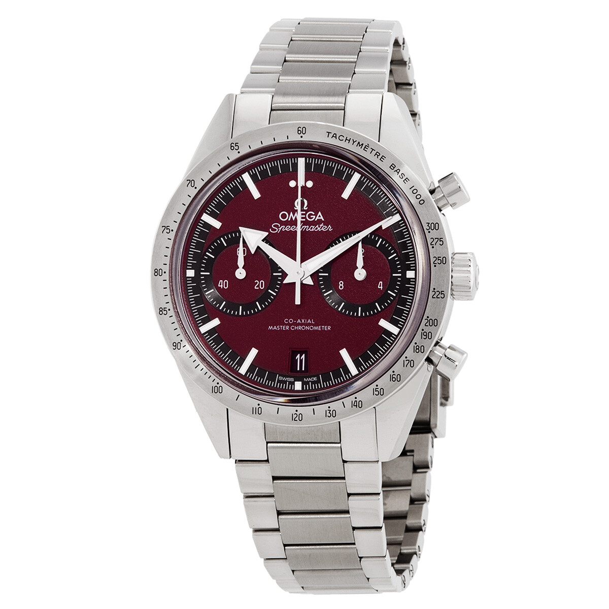 Omega Speedmaster Chronograph Hand Wind Burgundy Dial Men's Watch 332.10.41.51.11.001