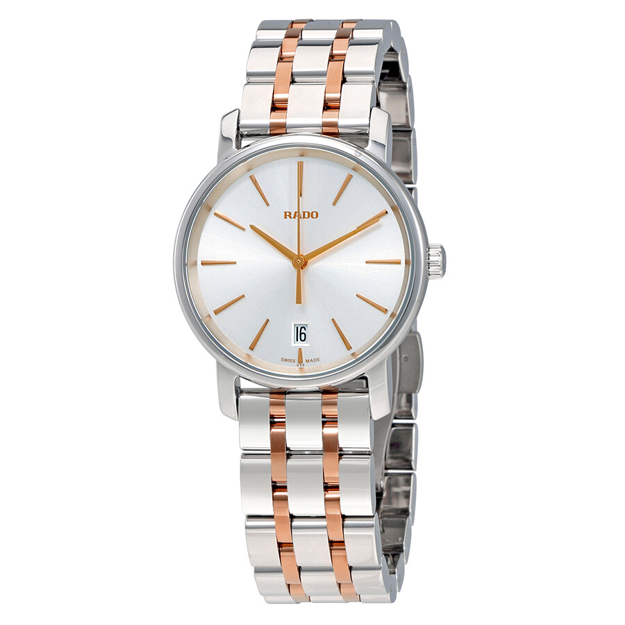 Open Box - Rado DiaMaster Silver Dial Ladies Watch R14089103