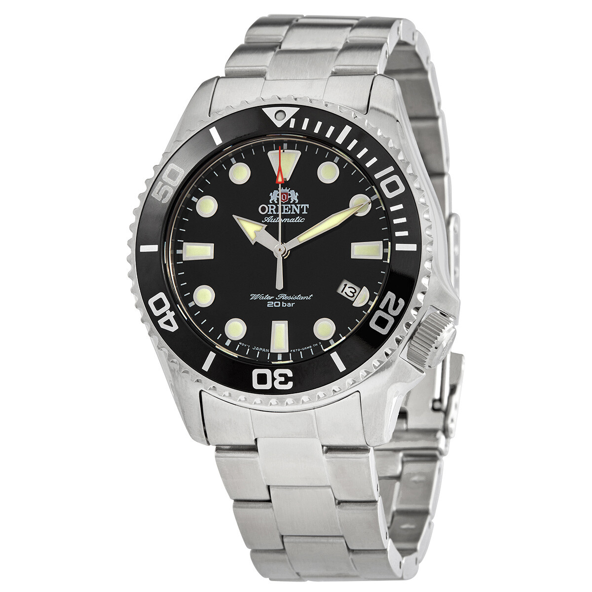 Orient Kanno Automatic Black Dial Pepsi Bezel Men's Watch RA