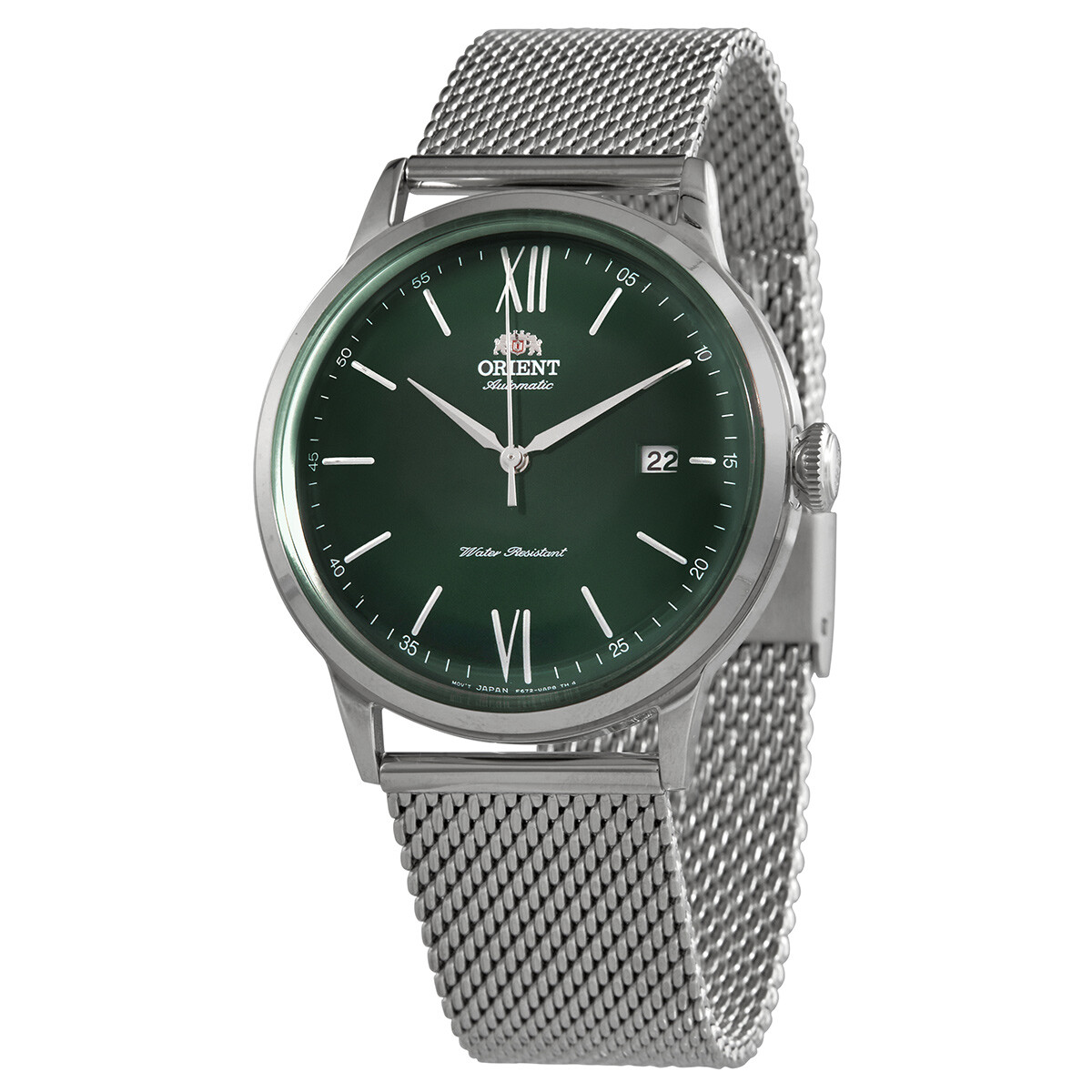 Orient Bambino Automatic Green Dial Men's Watch RA-AC0018E10B