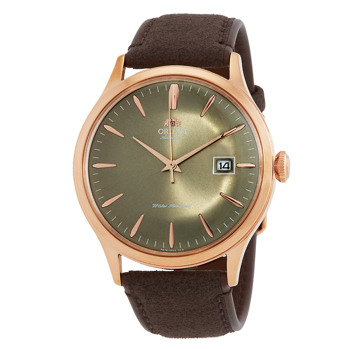 Orient Bambino Version 4 Automatic Brown Dial Men's Watch RA-AC0P04Y10B