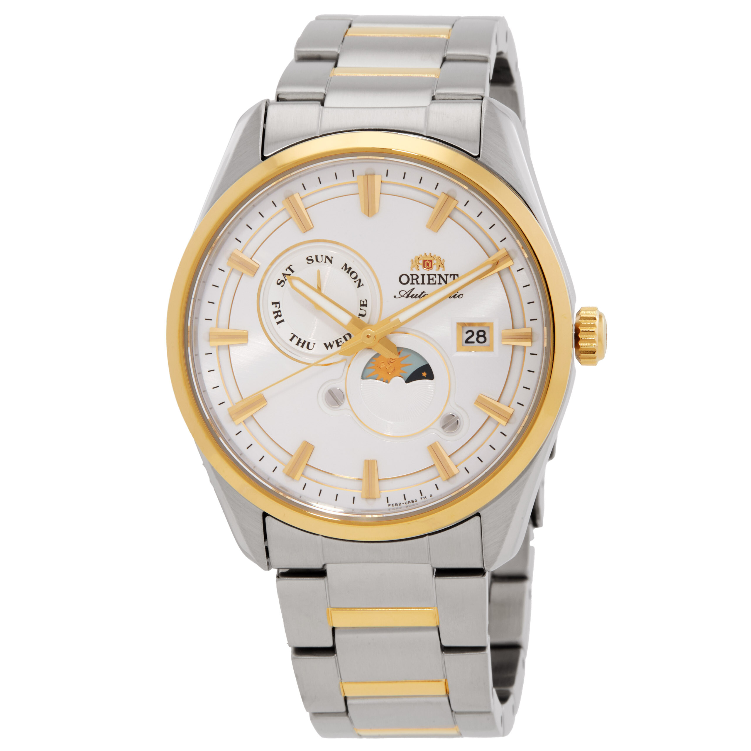 Orient Contemporary Stretto Day-Night Automatic White Dial Men's Watch RA-AK0312S30B