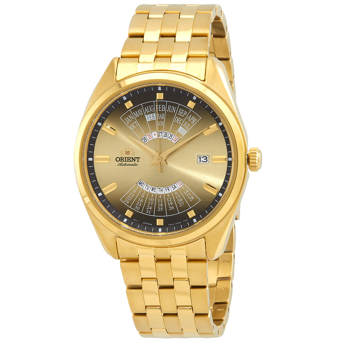 Orient Multi Year Gold Dial Men's Watch RA-BA0001G10B