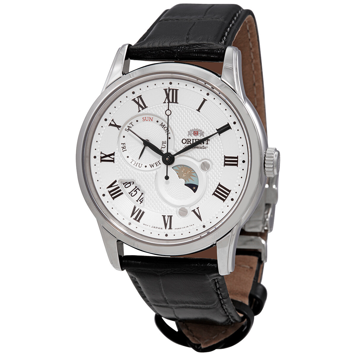 Orient Sun and Moon Automatic White Dial Men's Watch RA-AK0008S10B