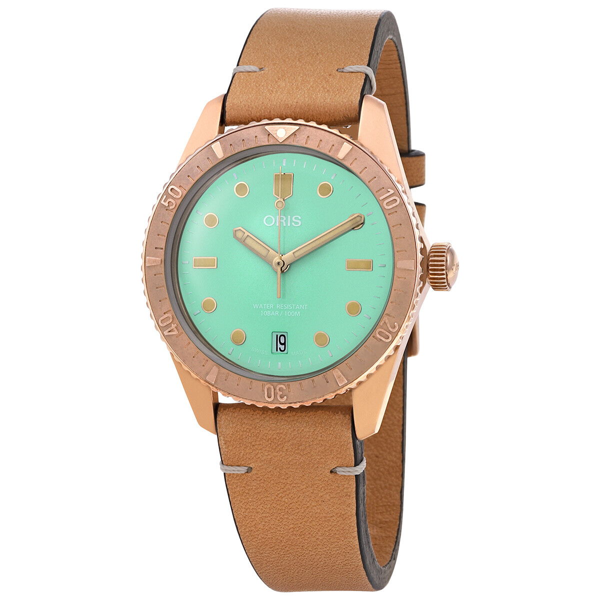 Oris Divers Sixty-Five Automatic Green Dial Unisex Watch 01 733 7771 3157-07 5 19 04BR