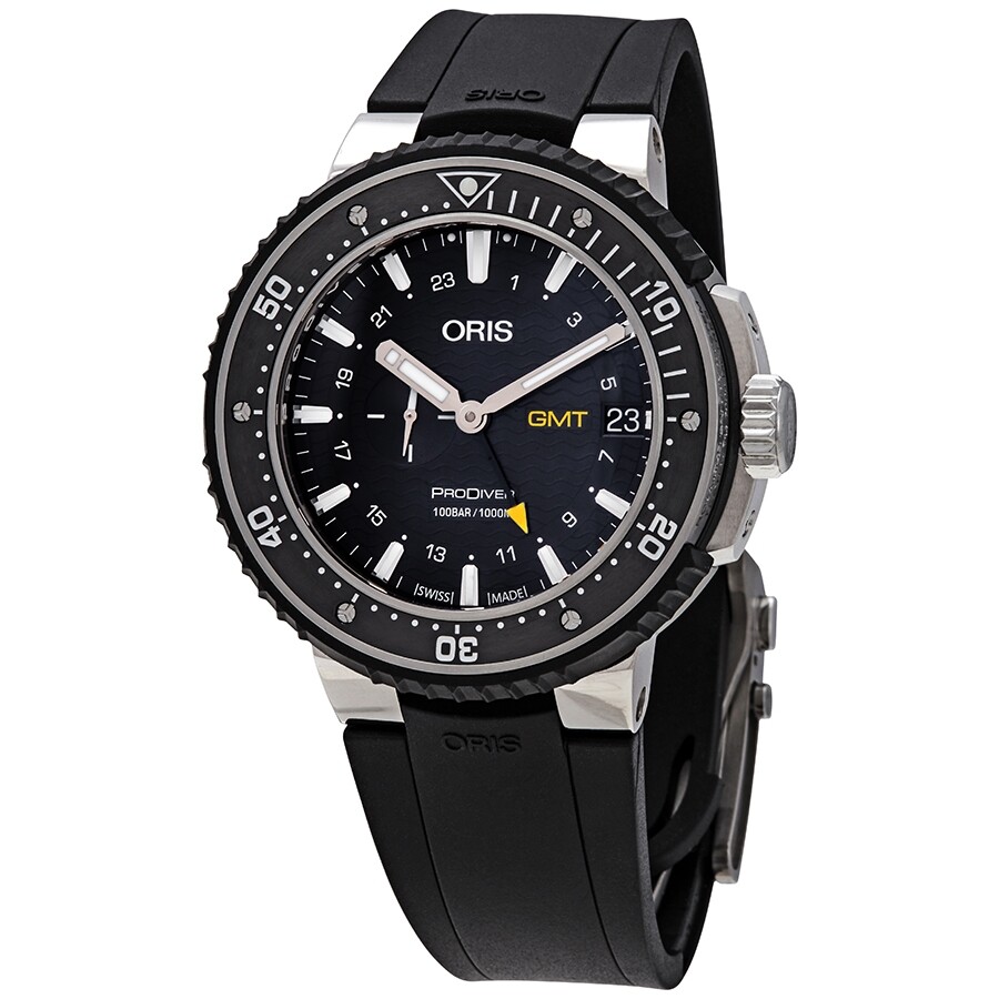 Oris ProDiver GMT Automatic Black Dial Men's Watch 01 748 7748 7154-07 4 26 74TEB
