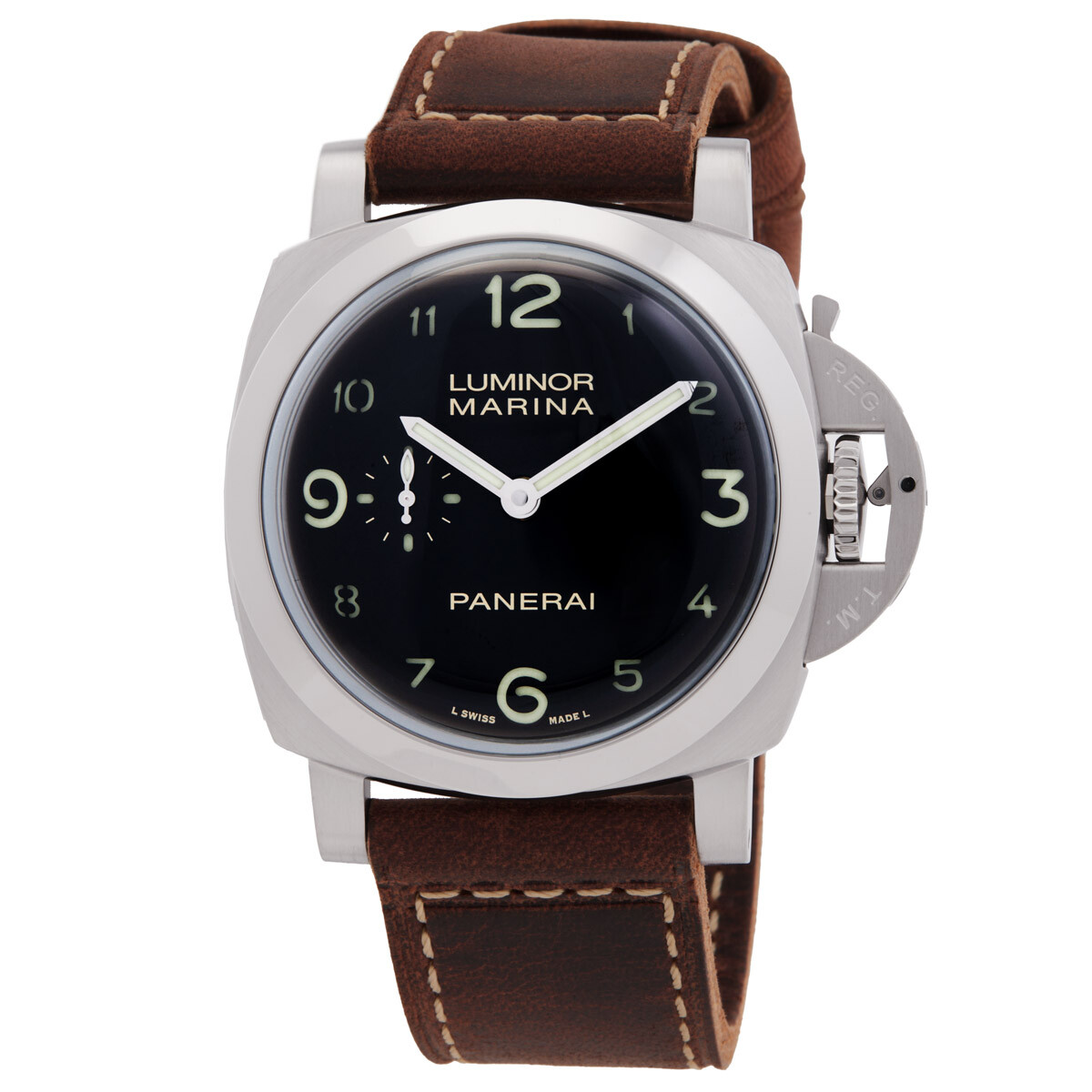 Panerai Limited Edition 44mm Luminor Marina Automatic Black Dial Watch PAM01759