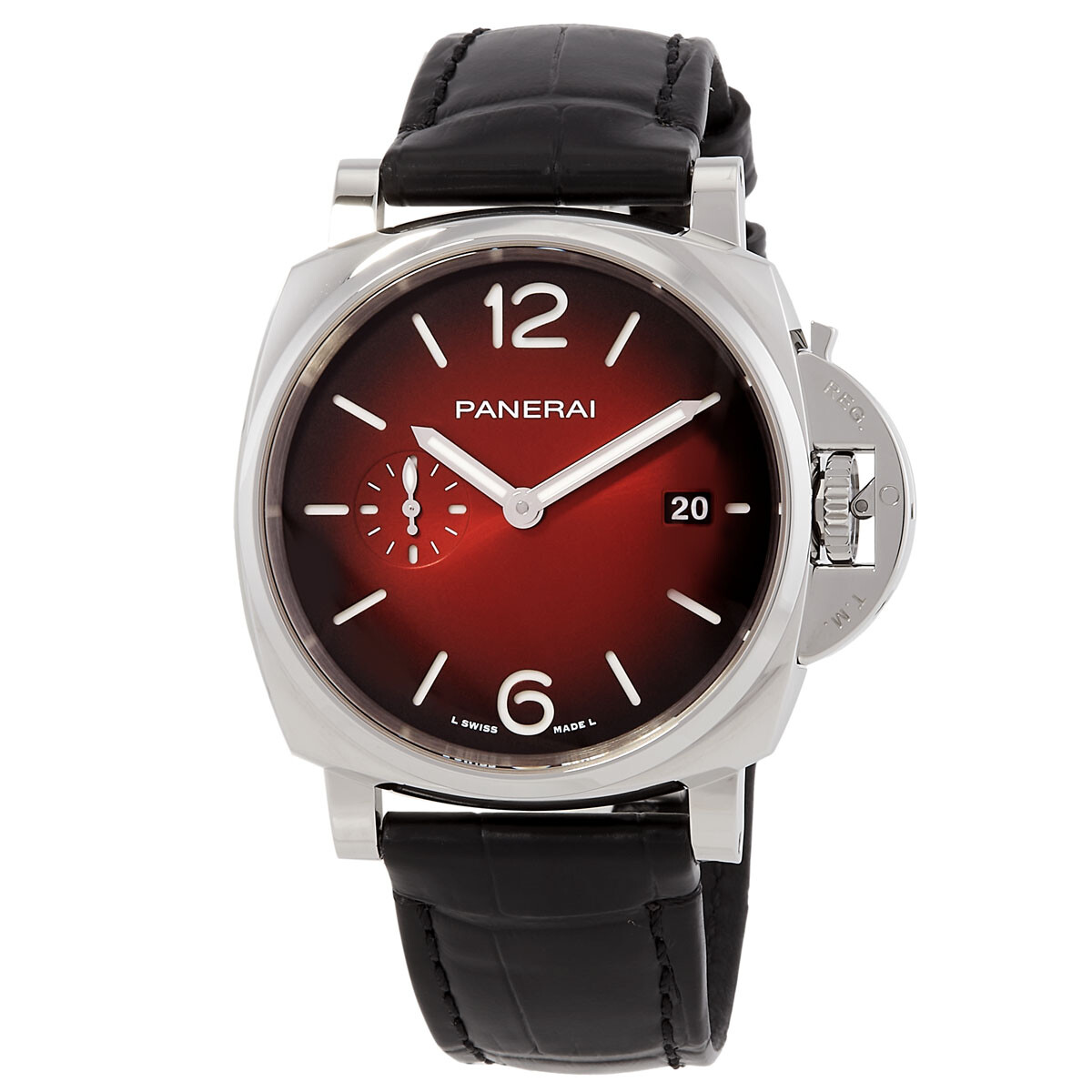 Panerai Luminor Due 42mm Automatic Burgundy Dial Men's Watch PAM01424