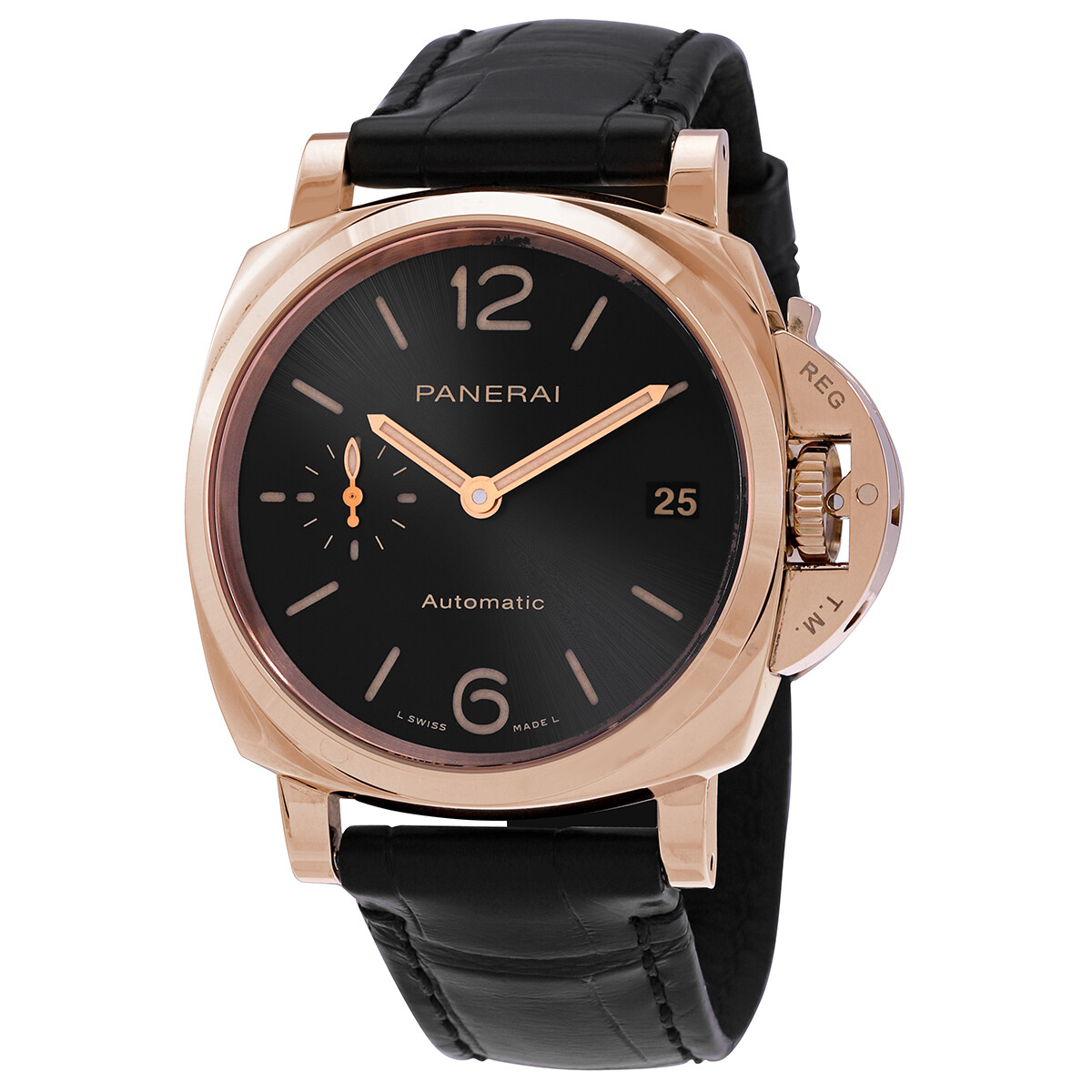 Panerai Luminor Due Automatic Black Dial Men's Watch PAM01029