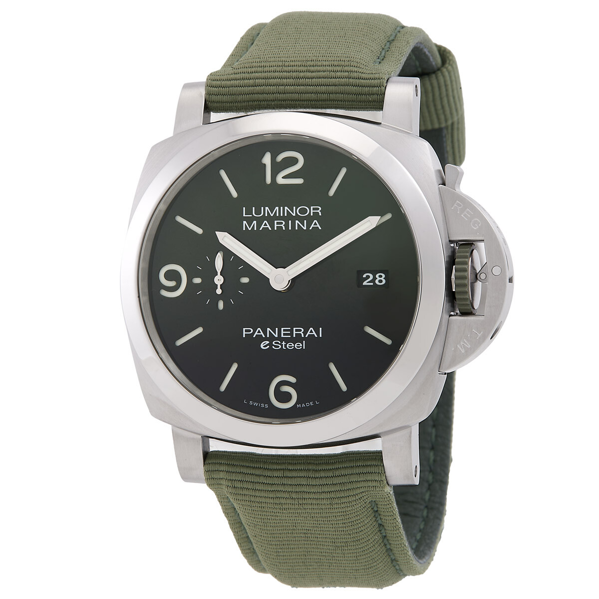 Panerai Luminor Marina Verde Smeraldo Automatic Green Dial Men's Watch PAM01356