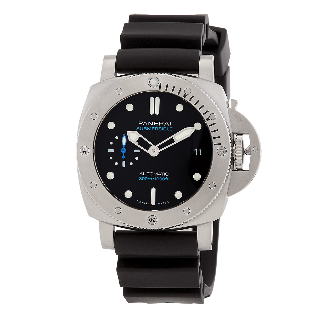 Panerai Submersible 42mm Automatic Black Dial Men's Watch PAM01591