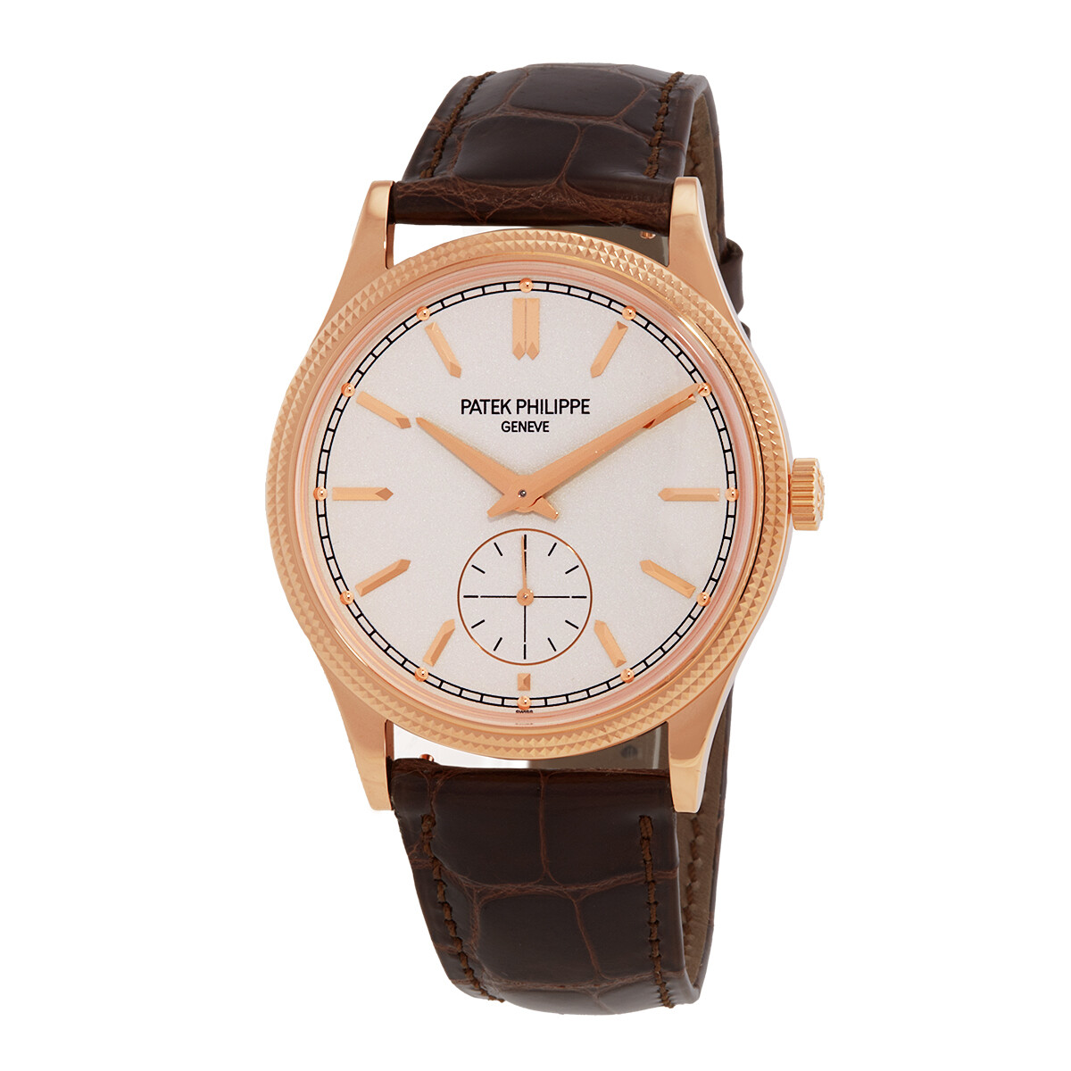 Patek Philippe Calatrava Hand Wind White Dial Men's Watch 6119R-001