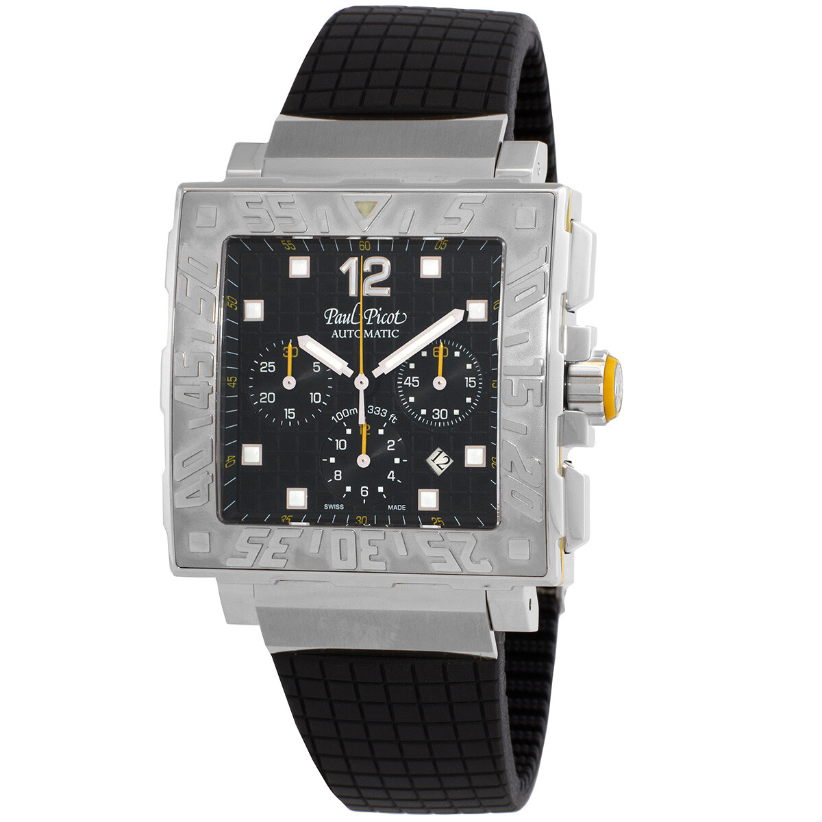 Paul Picot C-Type Automatic Black Dial Men's Watch P0830.SG.5010.3301