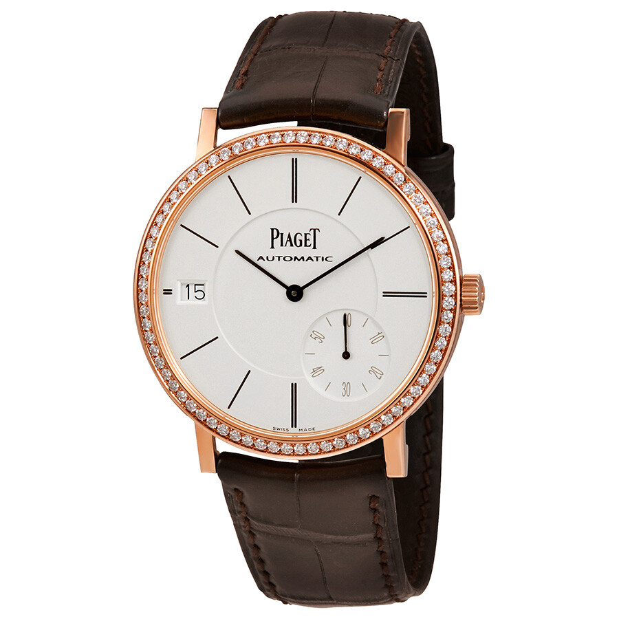 Piaget Altiplano Silver Dial 18K Rose Gold Diamond Men's Watch G0A38139