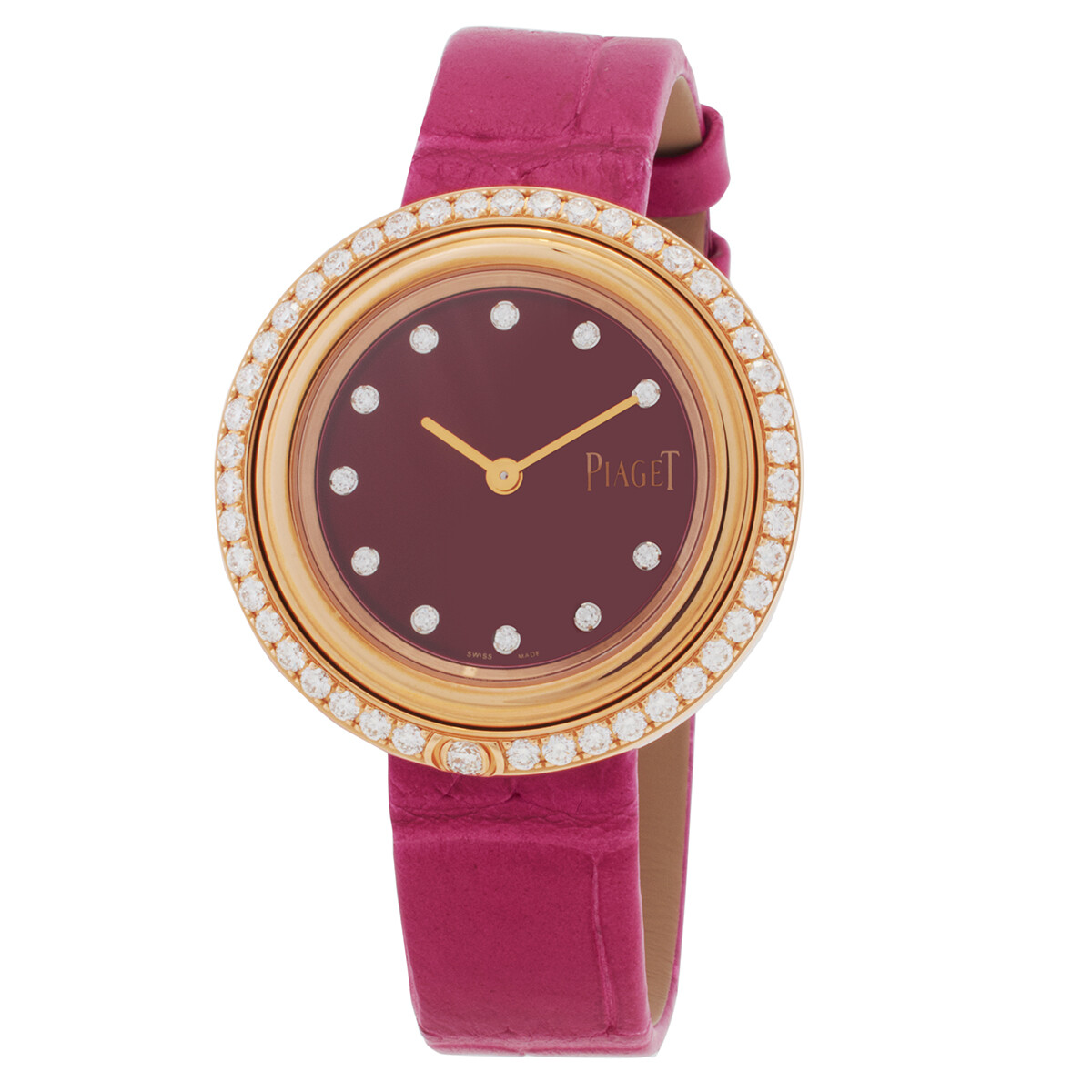 Piaget Possession Quartz Diamond Pink Dial Ladies Watch G0A44096