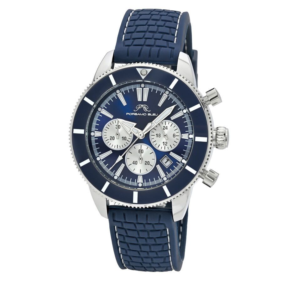 Porsamo Bleu Brandon Chronograph Quartz Blue Dial Men's Watch 1013DBRR