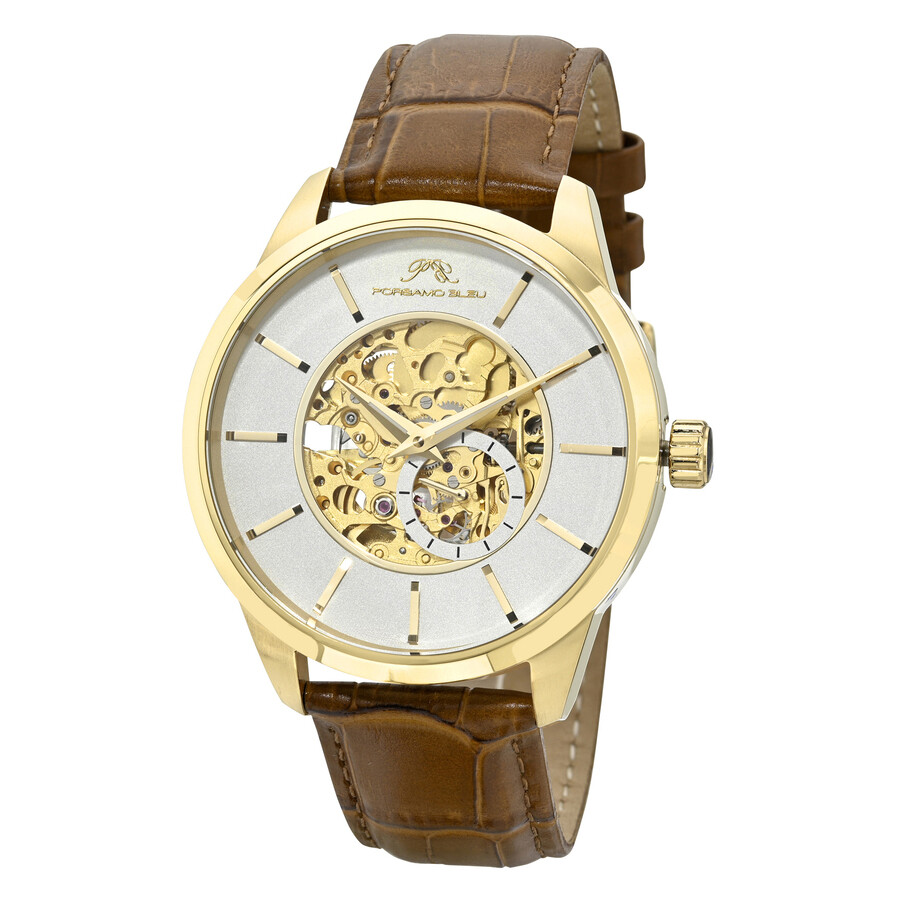Porsamo Bleu Cassius Automatic White Dial Men's Watch 802FCAL